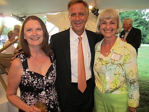 Gay Lyons, left, with Gov. Bill Haslam and Margaret Gehring, a member of the family that originally owned Howell Nurseries, which today is the location of the Knoxville Botanical Garden. The gardens are a popular site for event planners in Knoxville.
