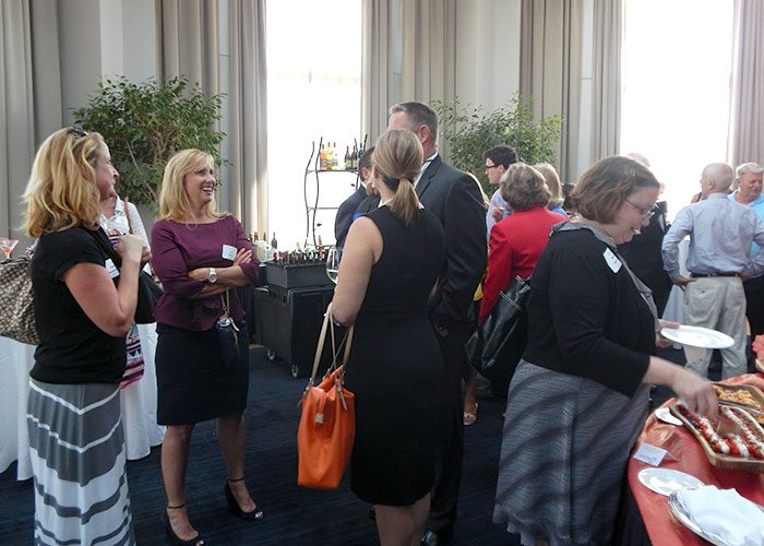 From left, Amanda Brummerstedt and Lisa Hurst of the Boys & Girls Clubs of the Tennessee Valley; and Kim Severance of the March of Dimes and husband Chuck Severance.
