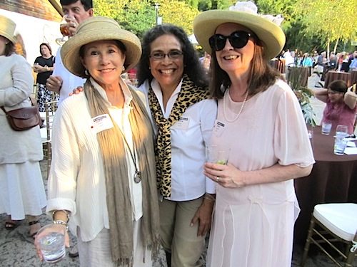 If it seems like Gay Lyons, at right, is everywhere, it's because she is. She is joined at an event at the Knoxville Zoo by Judith Foltz and Rosa Mar.