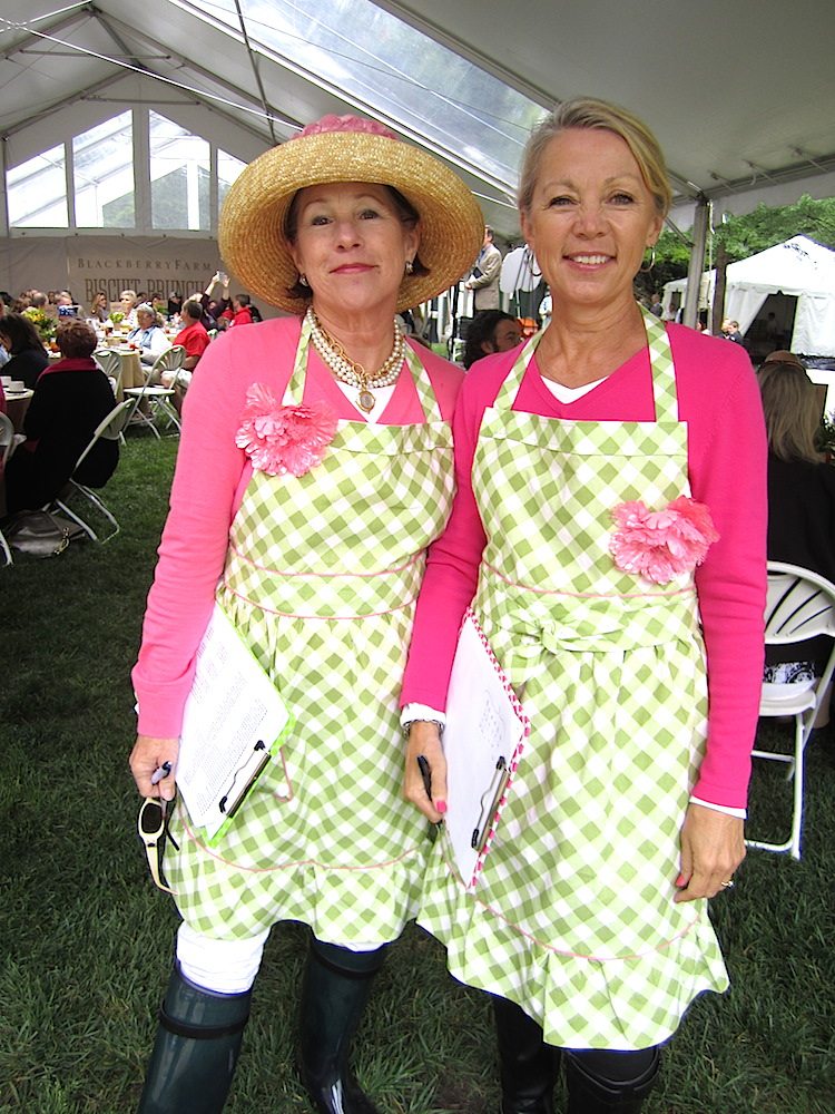 Judith Foltz, left, and Vicki Williams Baumgartner, co-chairs of the Blackberry Farm Biscuit Brunch, part of the International Biscuit Festival.