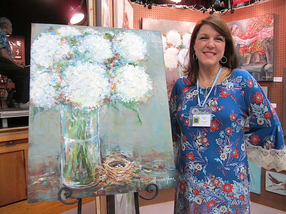 Shannon Haas was the featured artist at the 2014 Artsclamation! sale. 