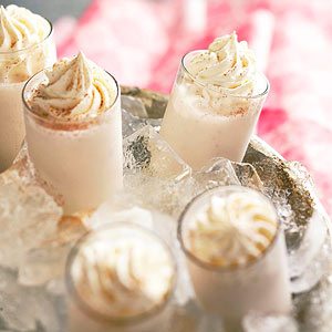 Brandy-Kissed Snowflakes are creamy and delicious.
